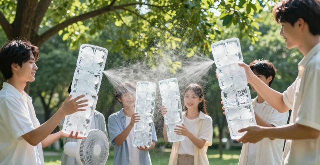 大冰块降温方法_杭州拱墅夏季防暑降温大冰块_大冰块户外活动使用时长